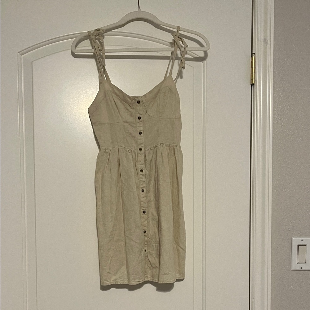 Aerie Button-Down Mini Sun Dress
